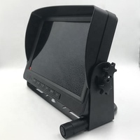 Greenworks-moniteur de recul de voiture à 4 canaux AHD, écran 9 pouces, 1080P, avec enregistreur vidéo DVR intégré, prise en charge carte 128 go