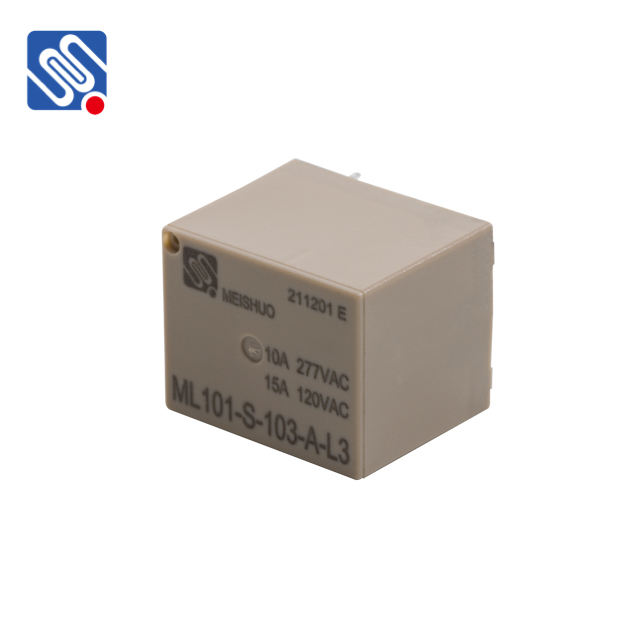 Meishuo ML101 Miniature Power Relay 15A Contact Switching Ability Sealed Protection for Household Appliances and Smart Homes