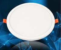 6w 12w 18w 24w 2 en 1 LED panneau lumineux encastré rond Plat carré Downlight A Mené Le Voyant De Plafond