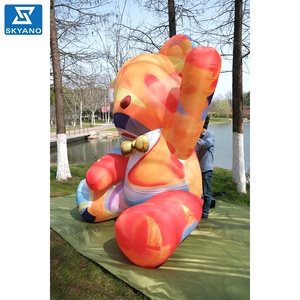Inflable latte arte oso modelo dibujos animados oso vacaciones decoración publicidad escultura inflable - Product Image 5