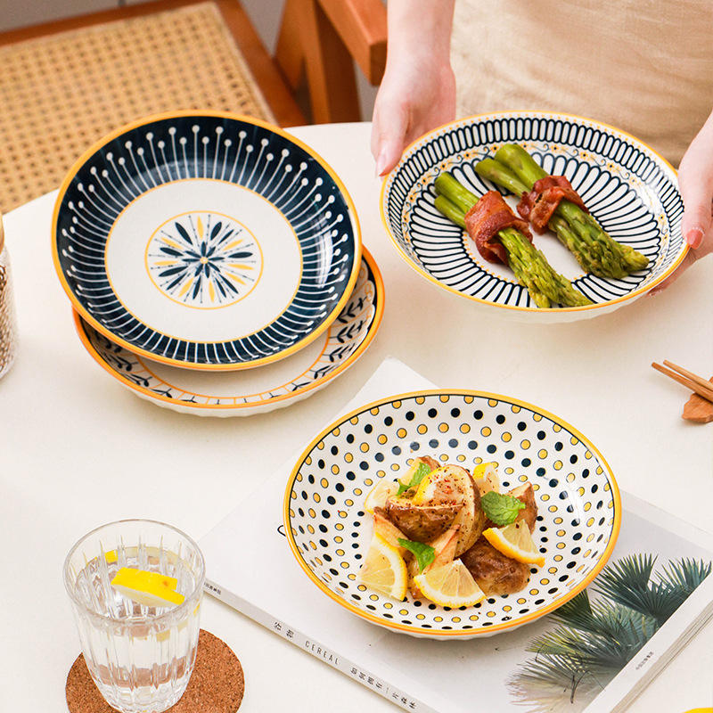 Hot Selling Wholesale Black Plastic Melamine Sushi Plate Simple