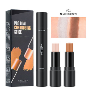 <span class=keywords><strong>Bronceador</strong></span> de etiqueta privada y resaltador, crema de contorno de doble cabeza, <span class=keywords><strong>bronceador</strong></span> de contorno, venta al por mayor - Product Image 6