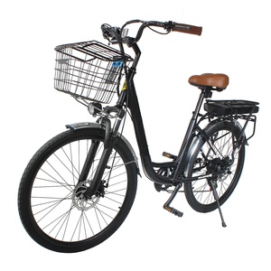 Vélo électrique de ville Goldstar, cadre en acier de 26 pouces, batterie au lithium, vélo électrique urbain à enjambement bas - Product Image 2