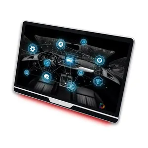 Заводская поставка 13,3 дюймов IPS сенсорный экран автомобиля для плеера Android Auto USB Stereo 1 год гарантии на заднее сиденье для развлечений - Product Image 1