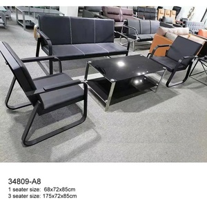 Elegante Conjunto de Sofá Seccional de 5 Plazas con Estructura Metálica para Oficina, Hogar, Hotel y Apartamento, Diseño Moderno y Duradero - Product Image 2