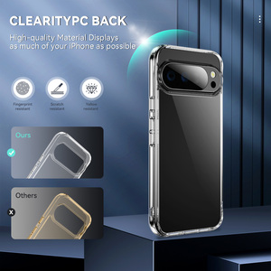 <span class=keywords><strong>Coque</strong></span> de téléphone ultra-fine antichoc en TPU souple et PC rigide <span class=keywords><strong>pour</strong></span> <span class=keywords><strong>Google</strong></span> <span class=keywords><strong>Pixel</strong></span> 10 9A 9 ProXL 8 8A 7 6A Pro XL <span class=keywords><strong>5</strong></span>, <span class=keywords><strong>coque</strong></span> transparente - Product Image 4