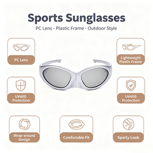 Gafas de Sol Steampunk Nuevas al por Mayor para Mujer, Gafas de Sol UV para Exteriores, Gafas de Sol Explosivas para Hombre, Gafas de Sol Personalizadas con Logotipo - Product Image 3