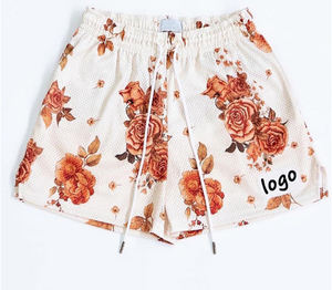 نمط الرسم الزيتي السراويل شبكة عارضة محايد الصيف كرة السلة تدريب شبكة العين الضوء الأزرق السراويل - Product Image 2