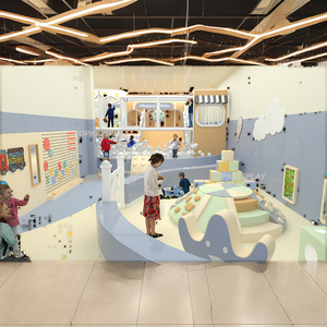 ของเล่นแบบนิ่มสำหรับเด็กวัยหัดเดินปราสาทแสนซนพร้อมแพลตฟอร์มไฟฟ้าวัสดุพลาสติกสไลด์สำหรับเด็ก - Product Image 5