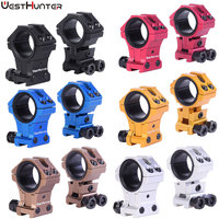 WESTHUNTER WH202 Adjustable Height 11mm Scope Mounts Rings Fit 25.4mm 30mm Optical Rings Telescopic Sights Frames Accessories