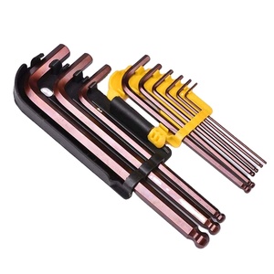 Set di Chiavi Esagonali a Sfera ASAKI AK-7407 Tipo Lungo S2 Placcato, 9 Pezzi # 1,5 mm 2 mm 2,5 mm 3 mm 4 mm 5 mm 6 mm 8 mm 10 mm - Product Image 2