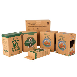 Custom Logo Printed Kraft Paper Double Wall Corrugated Box