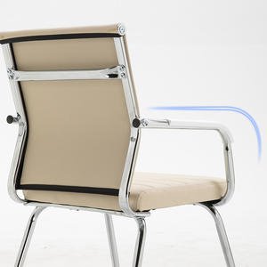 Chaise <span class=keywords><strong>de</strong></span> <span class=keywords><strong>bureau</strong></span> en cuir <span class=keywords><strong>blanc</strong></span> ergonomique moderne pour femme, prix <span class=keywords><strong>de</strong></span> gros bas - Product Image 6