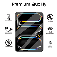 Protection d'écran en verre trempé 9H pour iPad 11 A16 9e 8e 7e génération 10,2 pouces iPad 9 8 7 2021 2020 2019