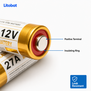 Batteria Alcalina Litobat OEM 12V 27A A27 <span class=keywords><strong>MN21</strong></span> per Campanello Wireless, Apriporta Garage, Telecomando, Sistema di Allarme - Product Image 5