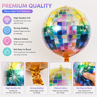 Ballons en aluminium Mylar de couleur unie, 18 pouces, ronds, pour la décoration d'événements, anniversaires, mariages, célébrations