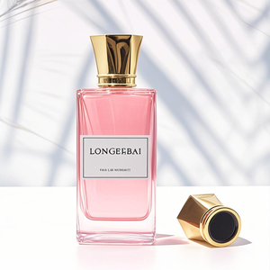 Best Selling Square Perfume Bottle Red <b>Black</b> 50Ml 35ml Perfume Glass Bottle Luxury Perfume Bottle With Gift <b>Box</b> Packaging - Product Image 2