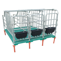 Équipement d'élevage : Barre de positionnement robuste pour gestation, Enclos de gestation galvanisé, Clôture de cage à porcs, Enclos d'engraissement