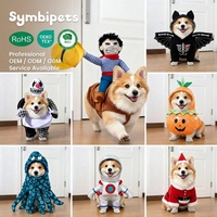 Symbipets Vente en gros de costumes pour animaux de compagnie multi-styles, thème de Noël et d'Halloween, tenue de cosplay amusante pour chiens et chats, approvisionnement en vrac