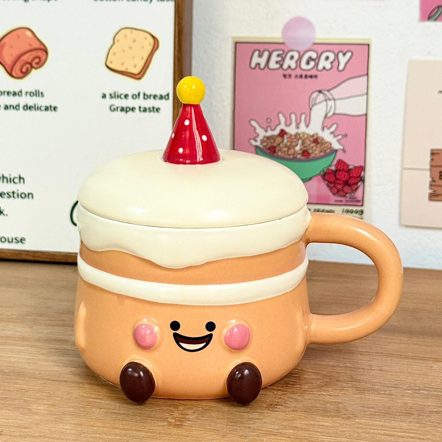 [ฝาถ้วย] ฟิกเกอร์เค้กคัสตาร์ด