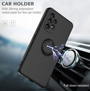 Funda de anillo para Samsung Galaxy A23, funda de silicona suave para Samsung Galaxy A13 <span class=keywords><strong>A53</strong></span> <span class=keywords><strong>A73</strong></span> - Product Image 2