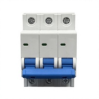 Disjoncteur MCB courbe D MC45-D-2P 3P 1A-40A 400V 4.5kA Montage sur rail Cuivre Protection IP20 Norme IEC60898-1