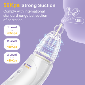 Juego de aspirador nasal al por mayor, aspirador nasal <span class=keywords><strong>para</strong></span> bebé, limpiador de nariz eléctrico con <span class=keywords><strong>pinzas</strong></span> DQ22Plus - Product Image 5