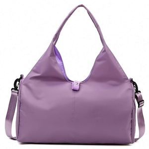 Custom Logo Large Capacity Sports Travel Duffel Tote Sports Weekender Breathable Storage Yoga Mat Unisex Gym <b>Bag</b> With <b>Dividers</b> - Product Image 4