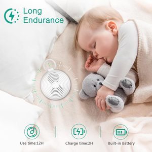 Machine à son portable <span class=keywords><strong>bébé</strong></span> avec 24 sons fonction d'enregistrement <span class=keywords><strong>de</strong></span> haut-parleur sans fil Machine à bruit blanc pour enfant avec veilleuse - Product Image 4