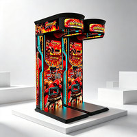 Machine de boxe d'arcade commerciale, jeu de frappe à monnayeur, testeur de force de boxe pour centre de divertissement familial (CE) et centre commercial, certifiée CE