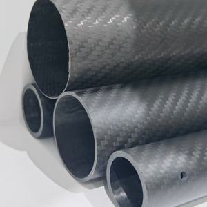 Tubos Redondos de Fibra de Carbono Personalizados - Cualquier Longitud y Diámetro para Soportes de Construcción y Equipos Deportivos - Product Image 1