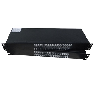 Convertidor de teléfono de fibra óptica de 32 canales Montaje en rack 1 par Convertidor de medios de fibra óptica FTTH Convertidor Ip RJ11 - Product Image 1
