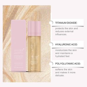 Nueva Llegada Personalizado <span class=keywords><strong>SPF</strong></span> <span class=keywords><strong>50</strong></span> Protector Solar Amplio Espectro Brillante Cuerpo Aceite Niebla Hidratante Maquillaje-Friendly Glow Spray - Product Image 3