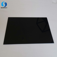 Sutra Layar Pencetakan Berwarna-warni Kaca Dapur Kaca Tempered Kembali Splash Ubin Dinding Panel