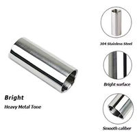 28 51 60 70 mm Slider Gitar Elektrik Poles Berkilau, Tabung Knuckles, Baja Tahan Karat, Slide Senar Gitar