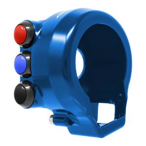 Cache de commande d'accélérateur avec interrupteur de guidon intégré pour Aprilia Dorsoduro (Bleu) - Product Image 3