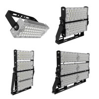 1200W Modulaire LED Projecteur Extérieur Étanche Stade Éclairage Réglable Support SMD Led Réflecteur pour Terrain De Sport IP66