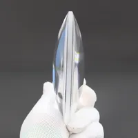De vidrio de gran tamaño de China, precio de fábrica, de 120mm de diámetro 132mm longitud Focal esférica de vidrio óptico láser de cristal BK7 lente biconvexa
