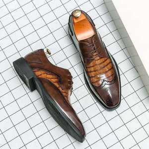 Zapatos de vestir de punta fina de talla grande para hombre, modernos y formales para negocios - Ideales para novios, zapatos de boda, zapatos casuales para hombre - Product Image 4