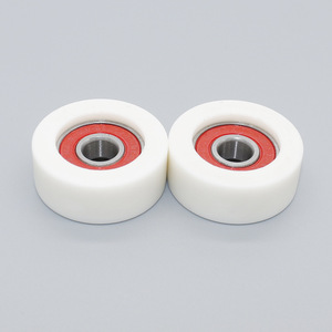 Guides linéaires en gros 8*32*12mm, roulement 608RS - Roue de guidage en plastique plat revêtue pour machines de transmission - Product Image 2