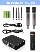 Ihomelife MINI Ev Amfi Seti 600W 18 inç Hoparlörlü Kablosuz Mikrofon BT 5.0 4 Kanallı