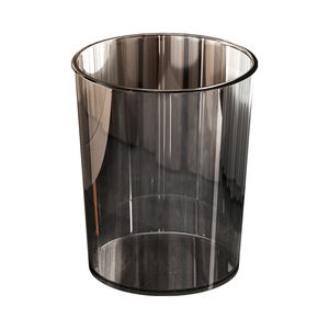 Transparent Trash Can Cylindrical 12L And Above Big Size Indoor Use For Home Bedroom Bathroom Office Living Room - Product Image 5