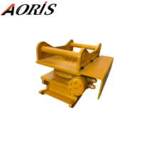 Accouplement rapide hydraulique rotatif à 360 degrés de taille S45, directement de l'usine, pour excavatrice de 5 à 9 tonnes