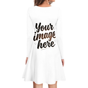 <span class=keywords><strong>Vestidos</strong></span> de <span class=keywords><strong>Fiesta</strong></span> con Estampado Personalizado, Vestido de Una Pieza <span class=keywords><strong>para</strong></span> Mujer, <span class=keywords><strong>Vestidos</strong></span> Midi de <span class=keywords><strong>Playa</strong></span> con Cuello <span class=keywords><strong>en</strong></span> V y Manga Larga <span class=keywords><strong>para</strong></span> Dama - Product Image 4