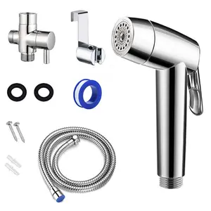 ABS Bidet Sprayer Diaper Toilet Sprayer Kit Handheld Bidet Sprayer with Complete Accessories