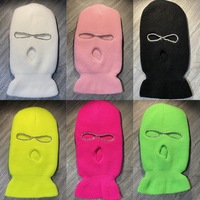 Balaclava de moto Wins Flying à design personnalisé brodé, masque de ski intégral en tricot à un trou, bonnet