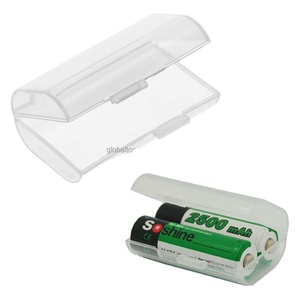 GLOBALTONE GTB-5002 Caja Organizadora Transparente para 2 Pilas AA para el Hogar o la Oficina - Product Image 1