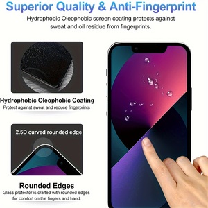 Protector de Pantalla Completo HD de 3 Piezas para iPhone 17 16 15 <span class=keywords><strong>Pro</strong></span> <span class=keywords><strong>Max</strong></span> 17 Air 16e 14 <span class=keywords><strong>13</strong></span> 12 11 <span class=keywords><strong>Pro</strong></span> <span class=keywords><strong>Max</strong></span> 14 15 16 Plus, Vidrio Templado - Product Image 2