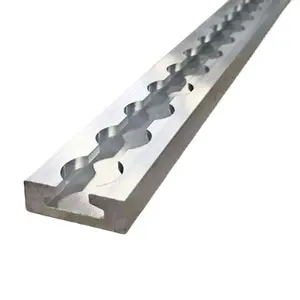 Aluminium flensa l jalur kargo ikat bawah 200cm lantai l-track