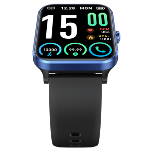 Montre connectée unisexe avec appel vocal, écran IPS, charge sans fil, alarme SOS, suivi sportif et de sommeil, montre-bracelet pour usage quotidien - Product Image 4